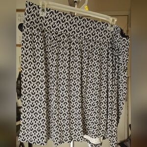 Lane Bryant Black and White Geometric Fabric. New W/o Tags